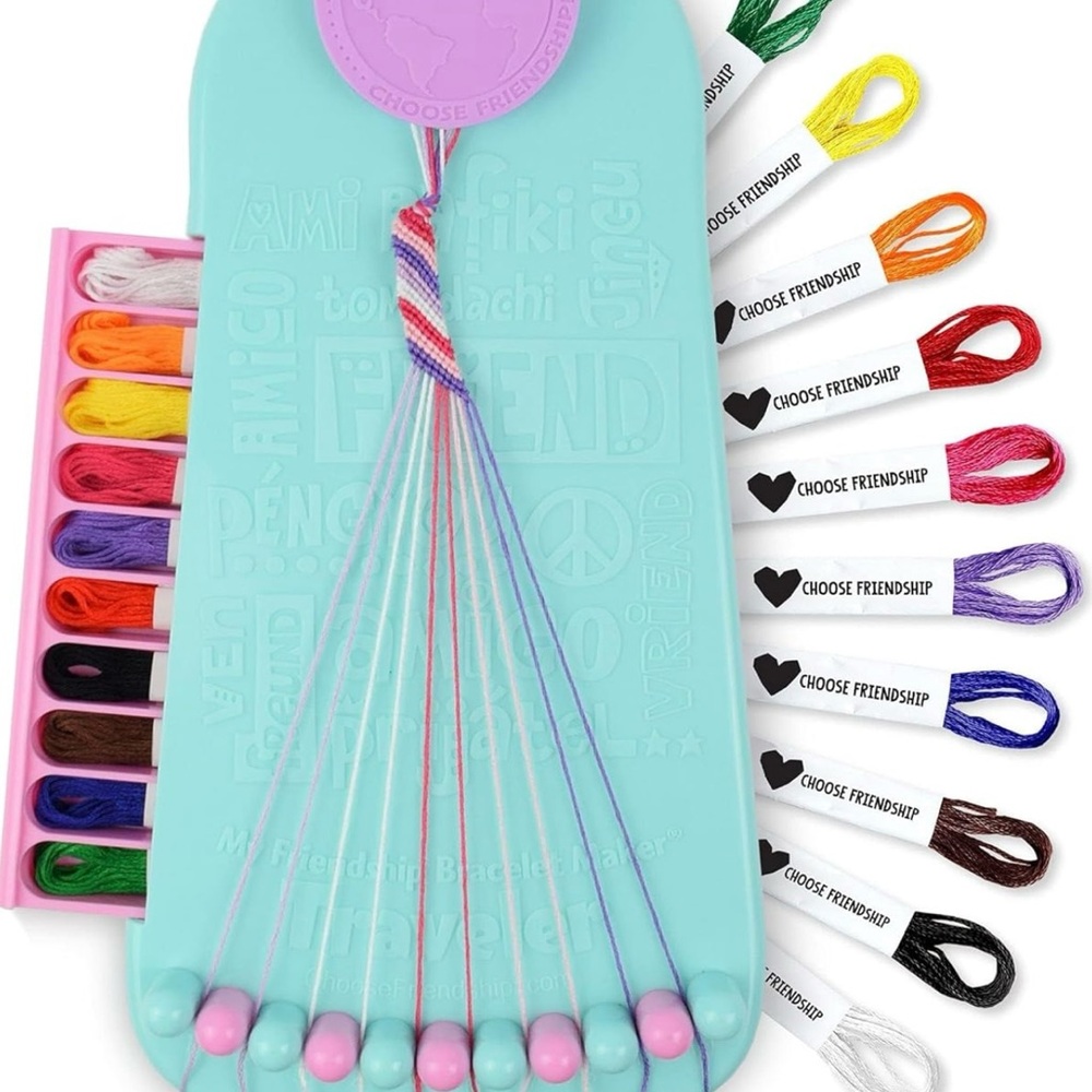 Friendship Bracelet Maker Kit - Multicolor